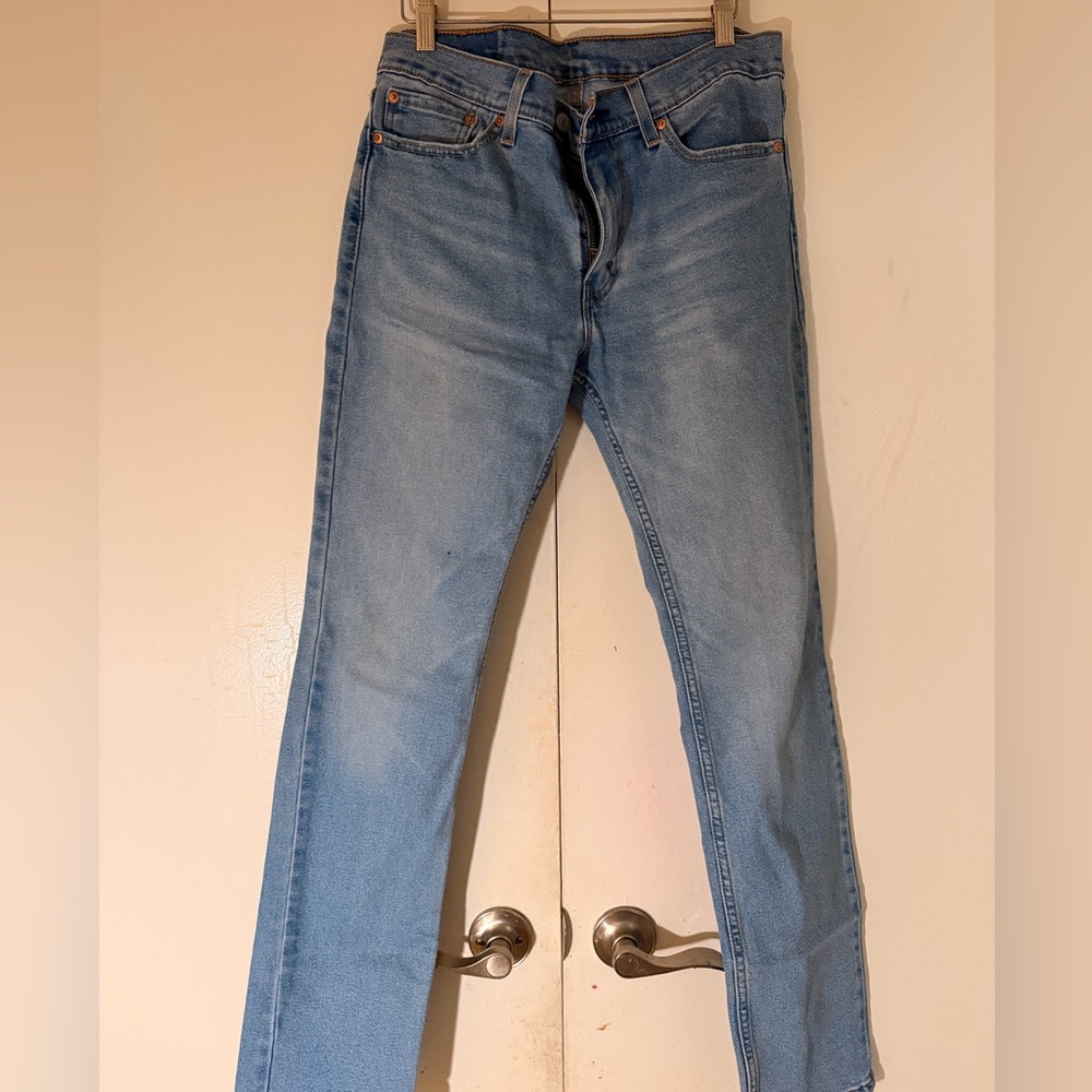 Levi's Light Blue Straight Jeans